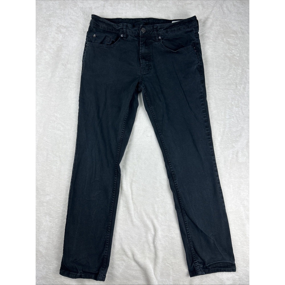 Buffalo David Bitton Men's Slim Straight Jeans 'Sam-X' Size 34x30* Black